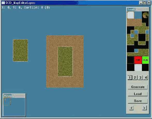 Окно программы D3D_MapEditorLayers